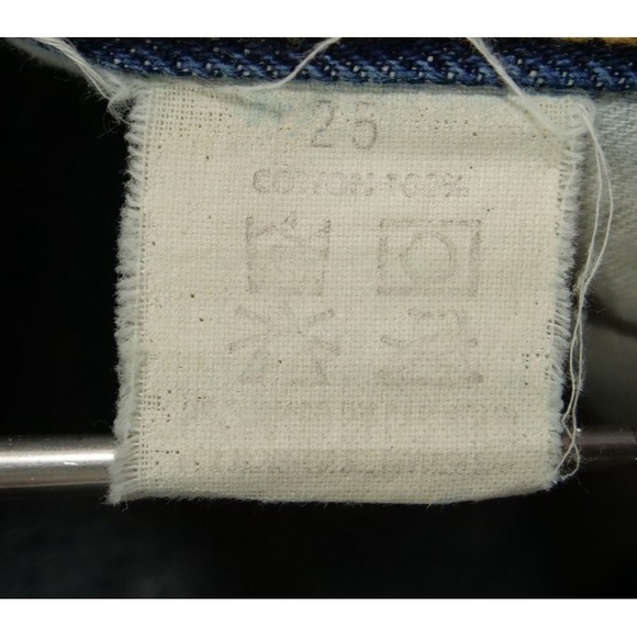 Alchemist Fab Four Jeans Womens 25 Blue Slim Straight Selvedge Mid Rise Japanese - Picture 6 of 12